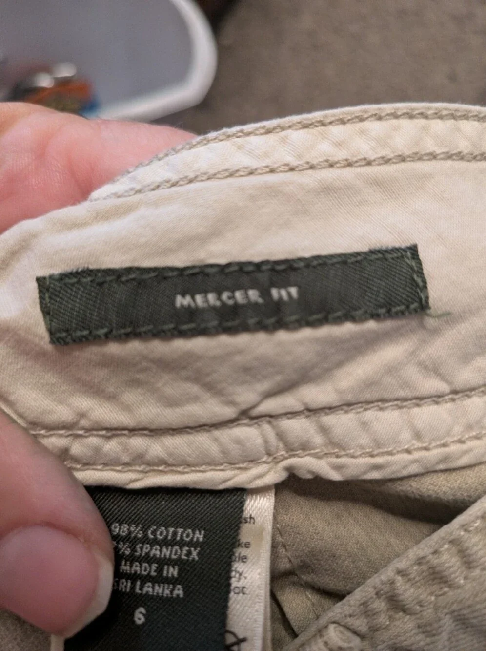 Eddie Bauer Mercer Fit Tan Cargo Shorts Women‎ Size 6